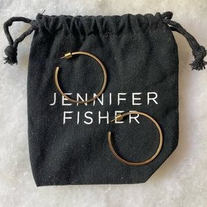 Jennifer Fisher Baby Thread Hoops
